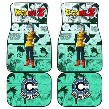 Bulma Characters Dragon Ball Z Car Floor Mats Manga Mixed Anime-Gear Wanta