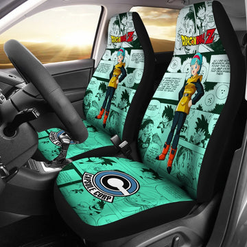 Bulma Characters Dragon Ball Z Car Seat Covers Manga Mixed Anime-Gear Wanta