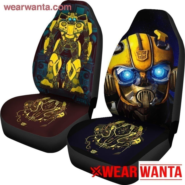 Bumblebee Transformers Car Seat Covers Custom Car Decoration Accessories-Gear Wanta