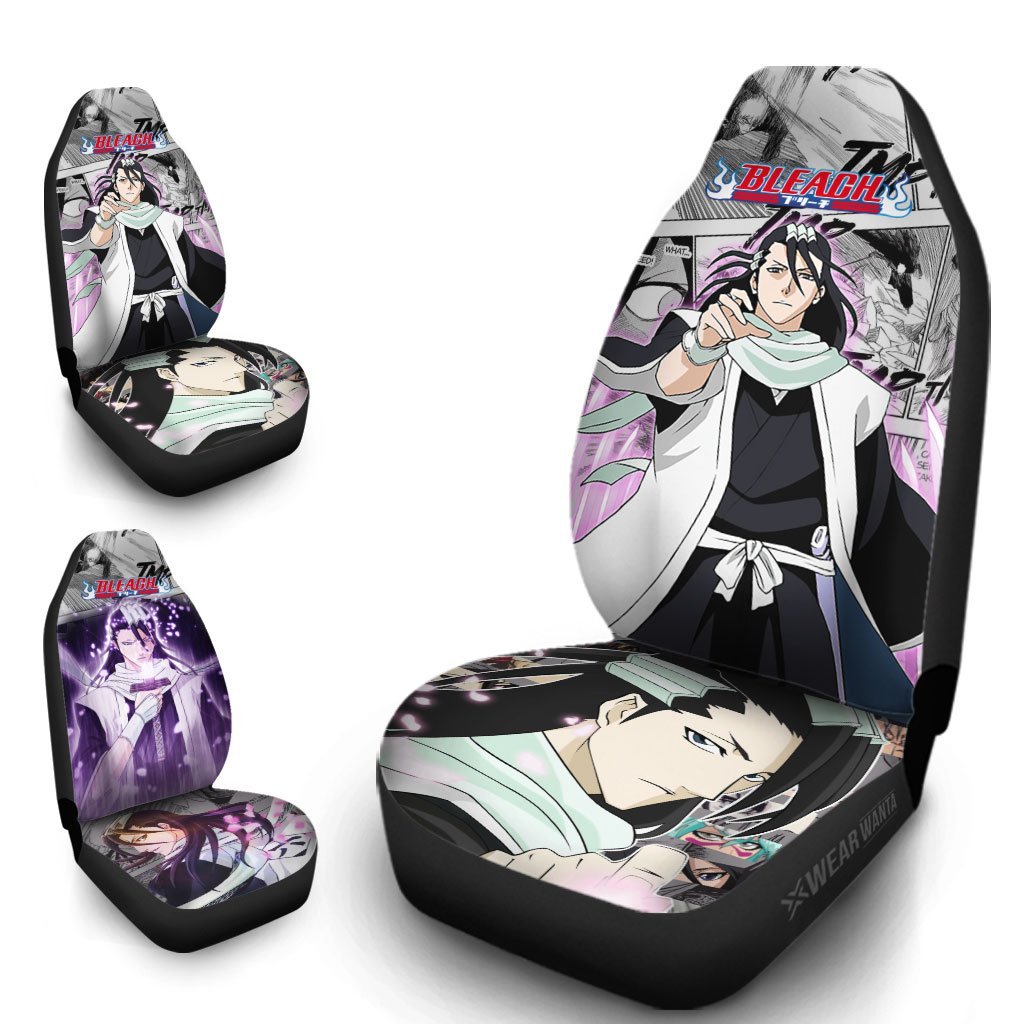 Byakuya Kuchiki Bankai Car Seat Covers Custom Anime Bleach Car Accessories-Gear Wanta