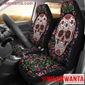 Calavera Day Of Dead Skull Car Seat Covers LT03-Gear Wanta