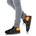 Calcifer Sneakers Howl's Moving Castle High Top Shoes Custom-Gear Wanta