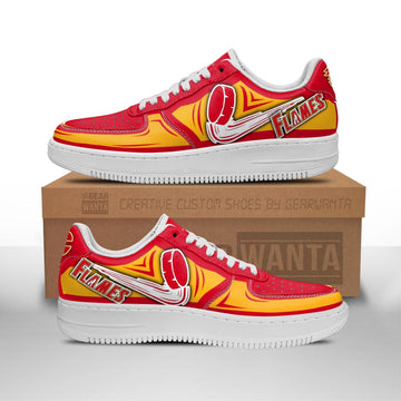 Calgary Flames Air Sneakers Custom For Fans-Gear Wanta
