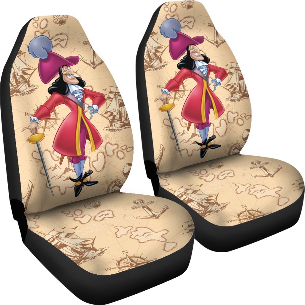 Captain Hook Car Seat Covers Funny Car Accessories-Gear Wanta