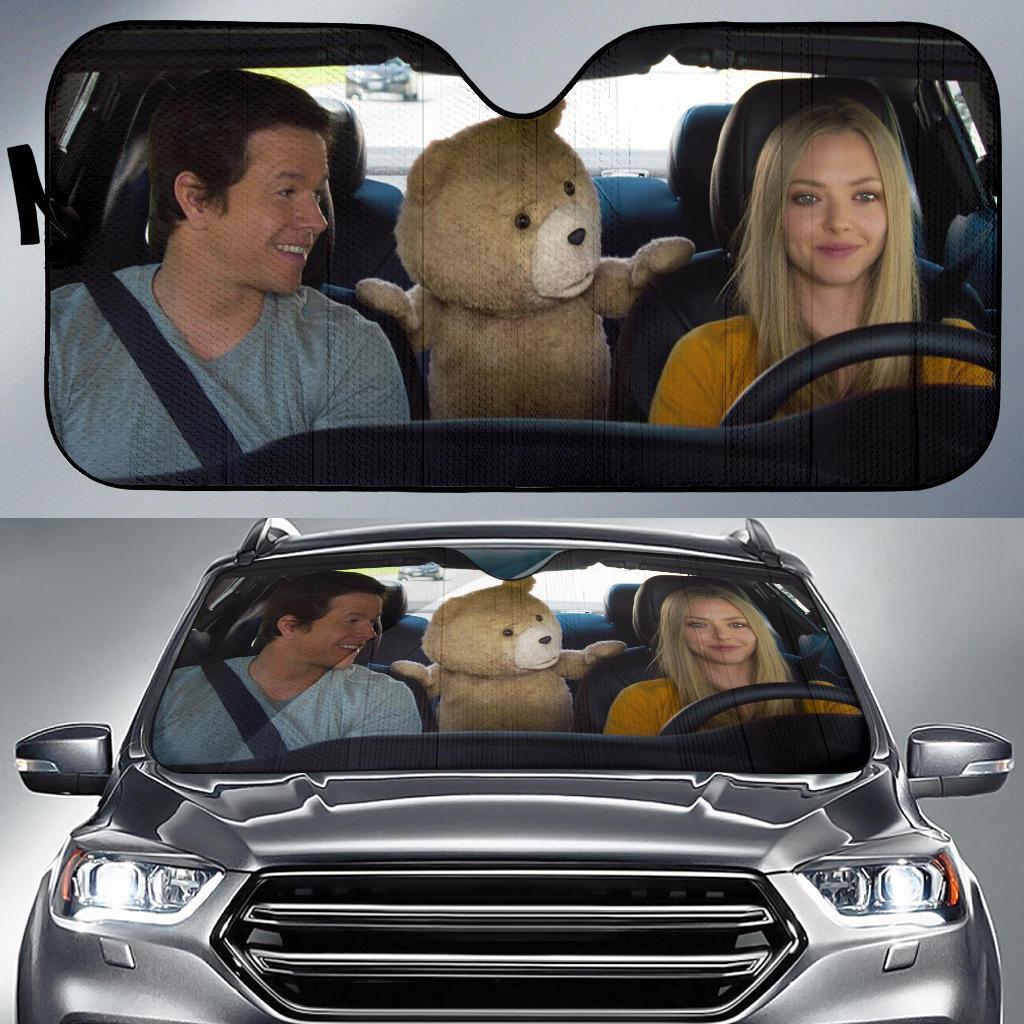 Car Driving Scene Ted Car Sun Shade Visor-Gear Wanta