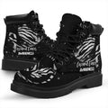 Carcinoid Cancer Awareness Boots Ribbon Butterfly Shoes-Gear Wanta