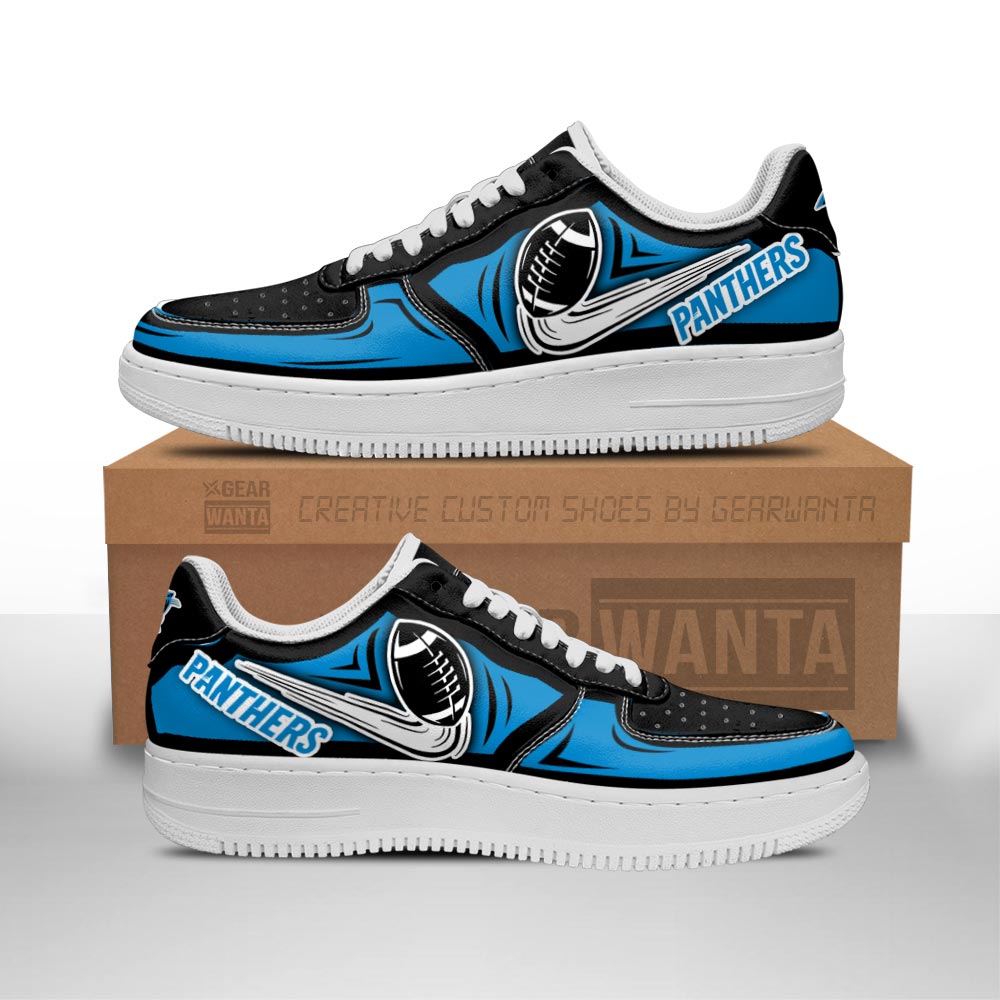 Carolina Panthers Air Sneakers Custom For Fans-Gear Wanta