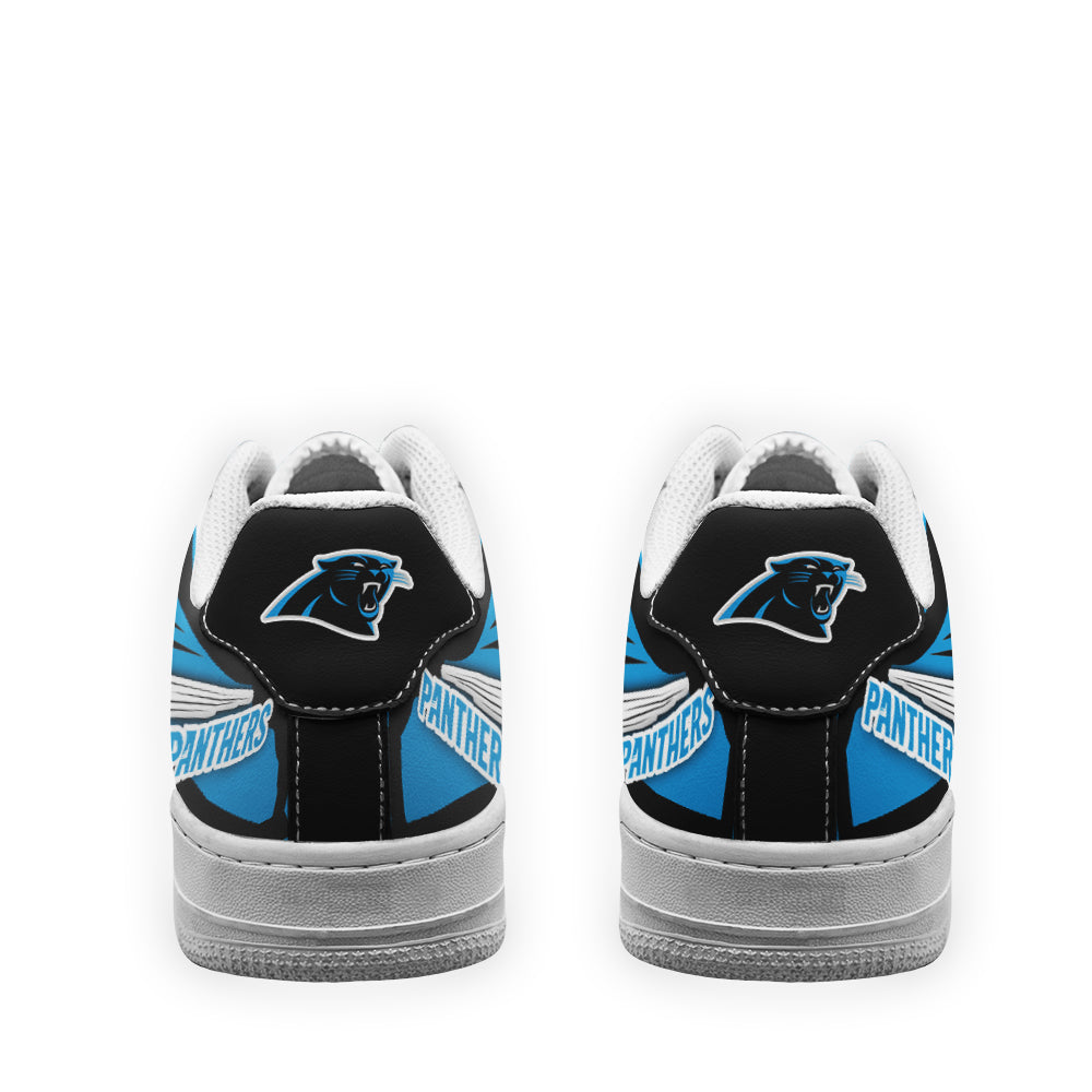 Carolina Panthers Air Sneakers Custom For Fans-Gear Wanta