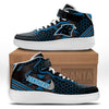 Carolina Panthers Sneakers Custom Air Mid Shoes For Fans-Gear Wanta