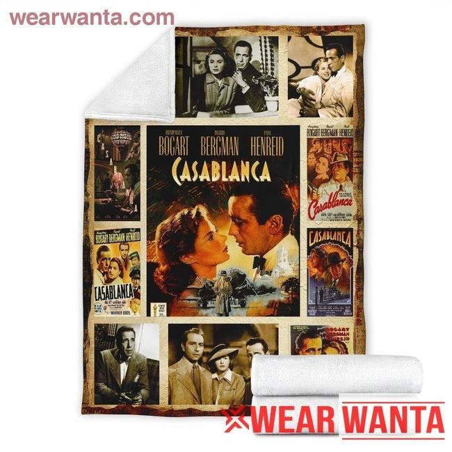 Casablanca Blanket Custom Movies Fan Home Decoration-Gear Wanta