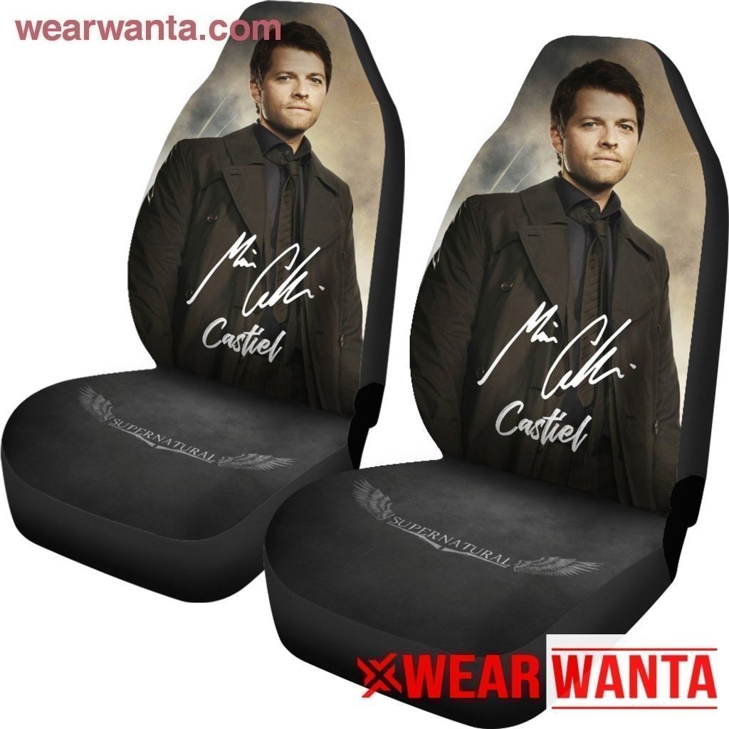 Castiel Signature Supernatural Car Seat Covers MN04-Gear Wanta