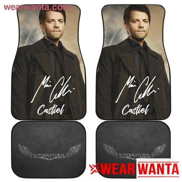 Castiel Winchester Signature Supernatural Car Floor Mats Custom Car Accessories-Gear Wanta