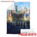 Cat & Lego Blanket Custom Funny Home Decoration-Gear Wanta