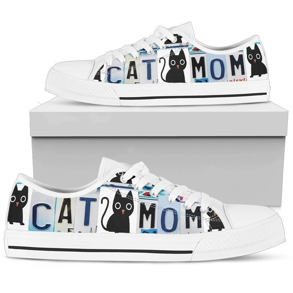 Cat Mom Funny Cat Lover Women's Sneakers Style NH08-Gear Wanta