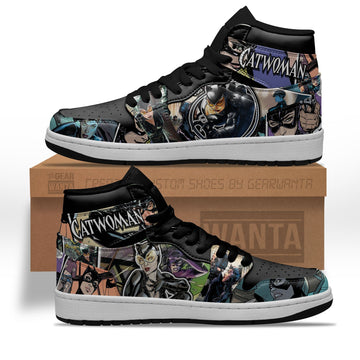 Catwoman Shoes Custom Villains Sneakers-Gear Wanta