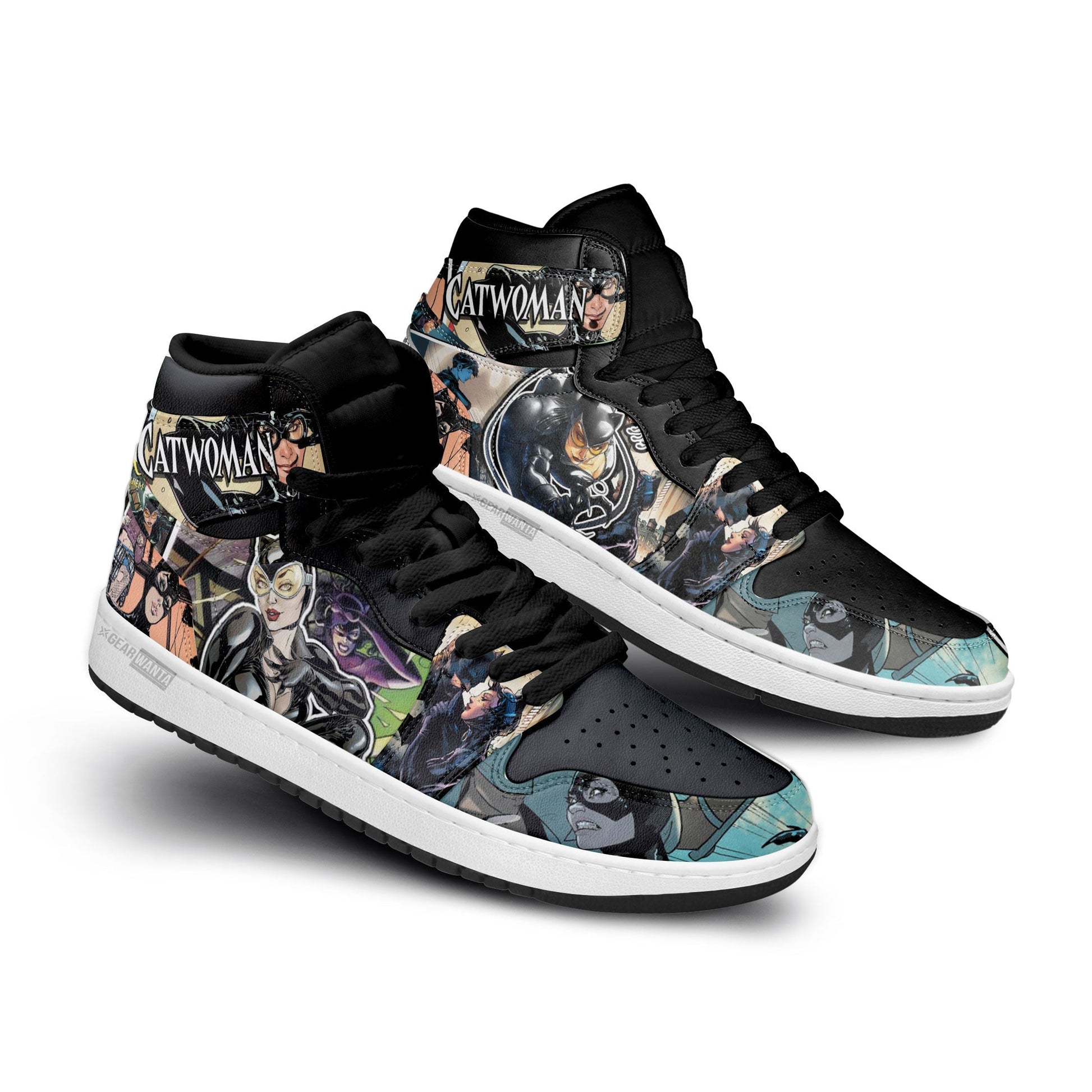 Catwoman Shoes Custom Villains Sneakers-Gear Wanta