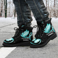 Cervical Cancer Awareness Boots Ribbon Butterfly Shoes-Gear Wanta