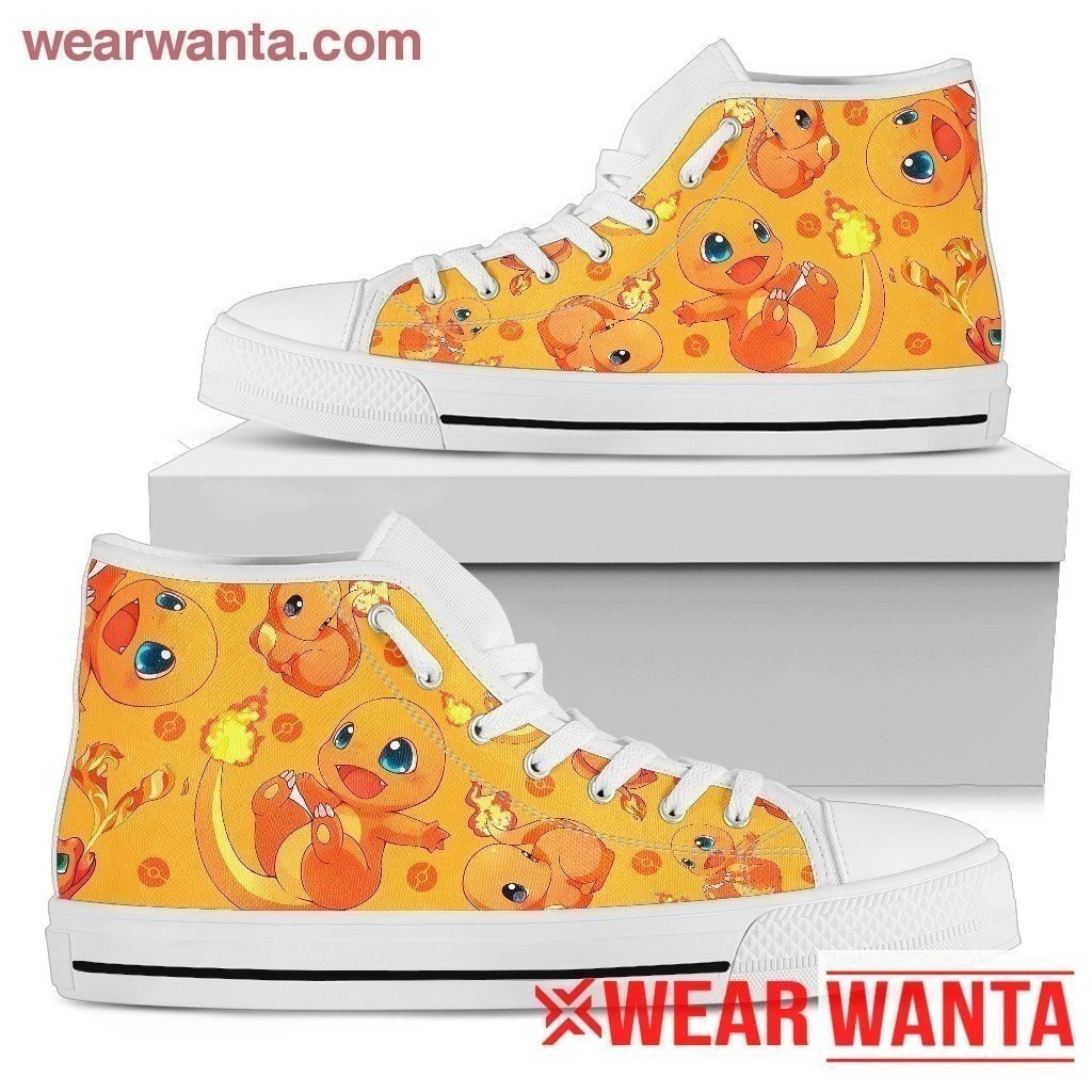 Charmander Shoes High Top For Poke Custom Idea-Gear Wanta