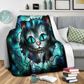Cheshire Cat Blanket Custom Alice In Wonderland Home Decoration-Gear Wanta