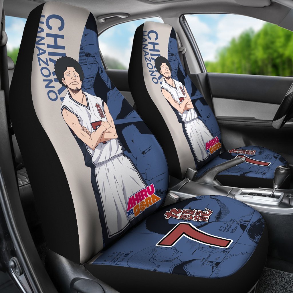Chiaki Hanazono Characters Ahiru No Sora Car Seat Covers Anime Car Seat Covers Anime-Gear Wanta