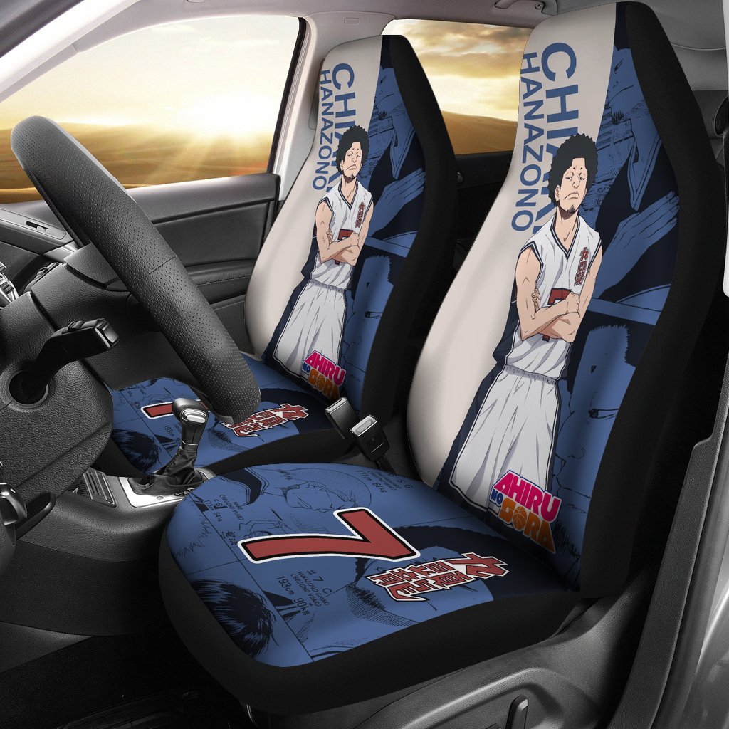 Chiaki Hanazono Characters Ahiru No Sora Car Seat Covers Anime Car Seat Covers Anime-Gear Wanta