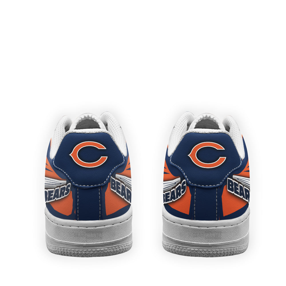 Chicago Bears Air Sneakers Custom For Fans-Gear Wanta