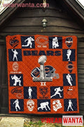 Chicago Bears Quilt Blanket-Gear Wanta