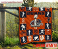 Chicago Bears Quilt Blanket-Gear Wanta