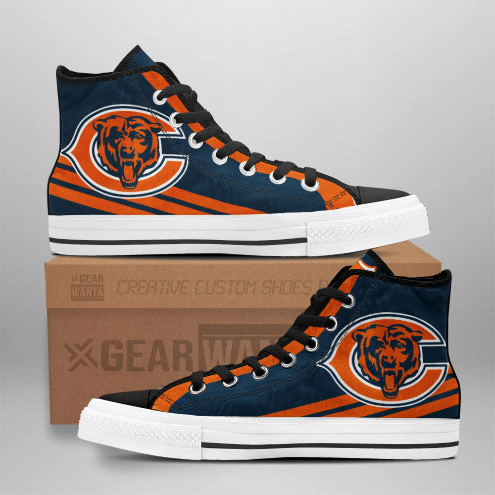 Chicago Bears Custom Sneakers For Fans-Gear Wanta