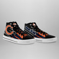 Chicago Bears High Top Shoes Custom American Flag Sneakers-Gear Wanta