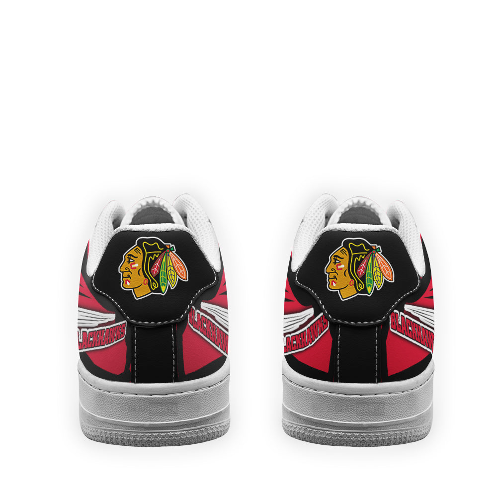 Chicago Blackhawks Air Sneakers Custom For Fans-Gear Wanta