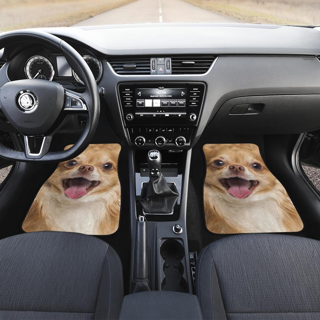 Chihuahua Car Floor Mats Funny Dog Face-Gear Wanta