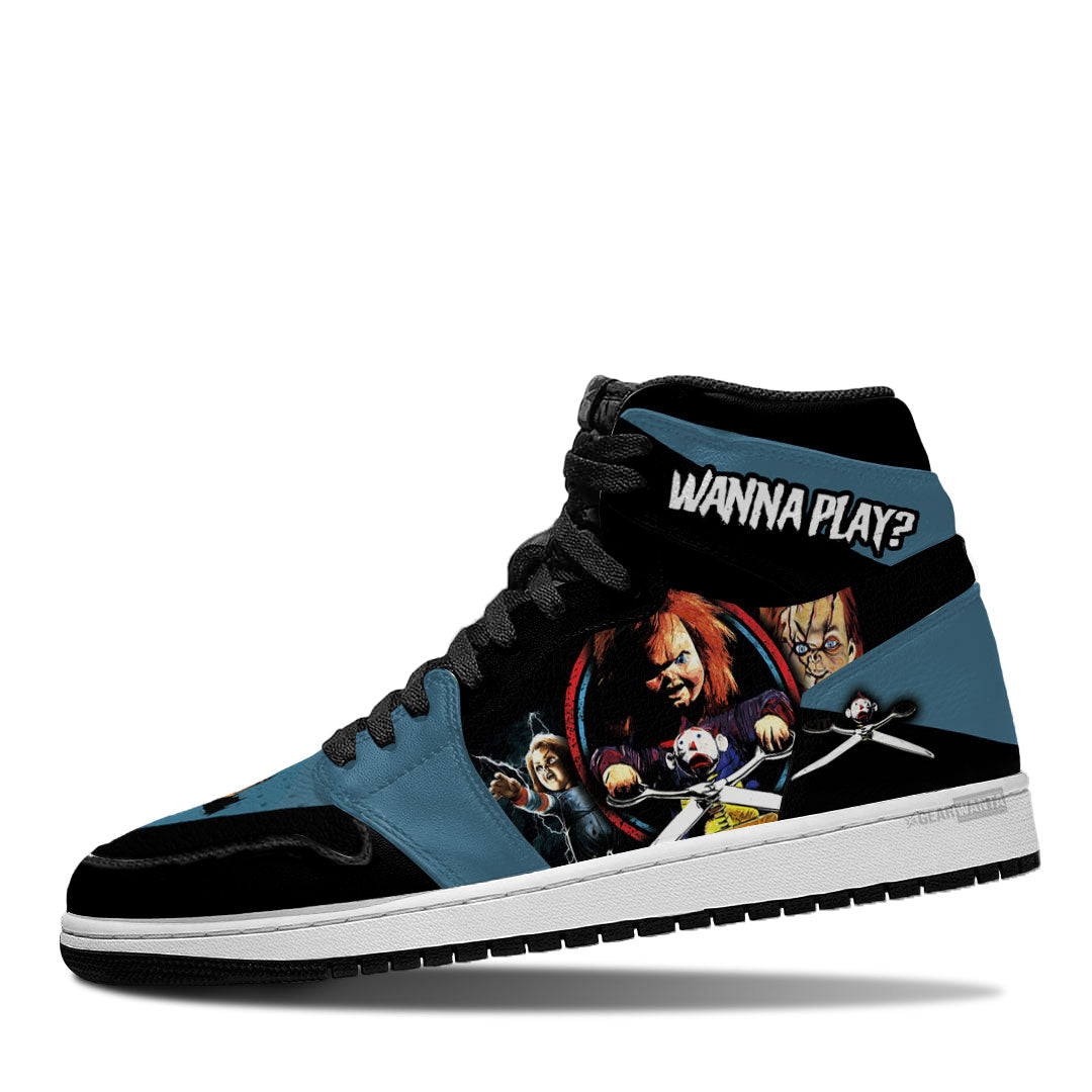Child's Play Chucky Shoes Custom Horror Fans Sneakers-Gear Wanta
