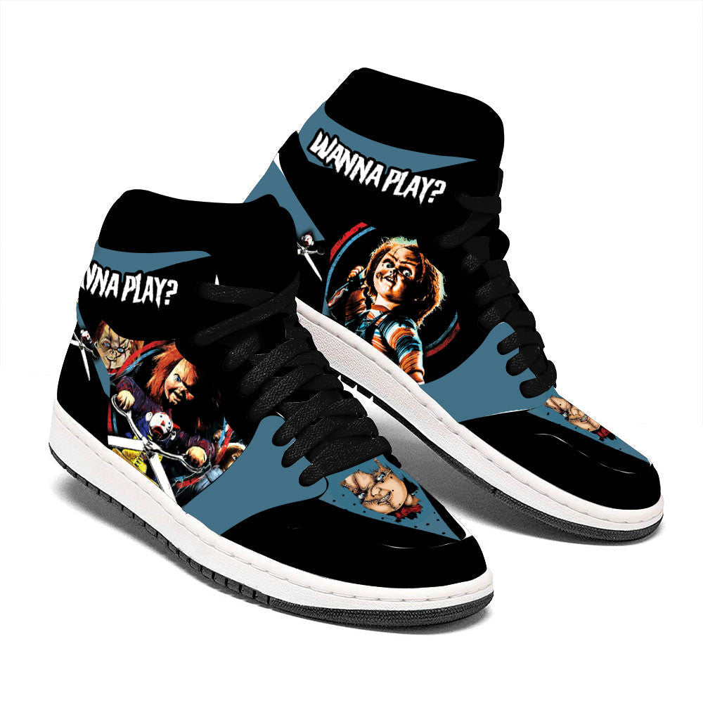 Child's Play Chucky Shoes Custom Horror Fans Sneakers-Gear Wanta