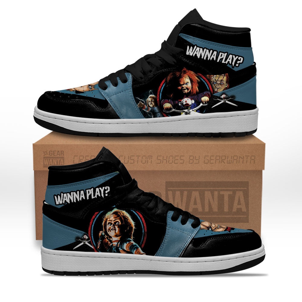 Child's Play Chucky Shoes Custom Horror Fans Sneakers-Gear Wanta