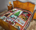 Christmas Dachshund Dog Quilt Blanket Xmas11-Gear Wanta