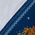 Christmas Tree Dachshund Fleece Blanket Xmas-Gear Wanta