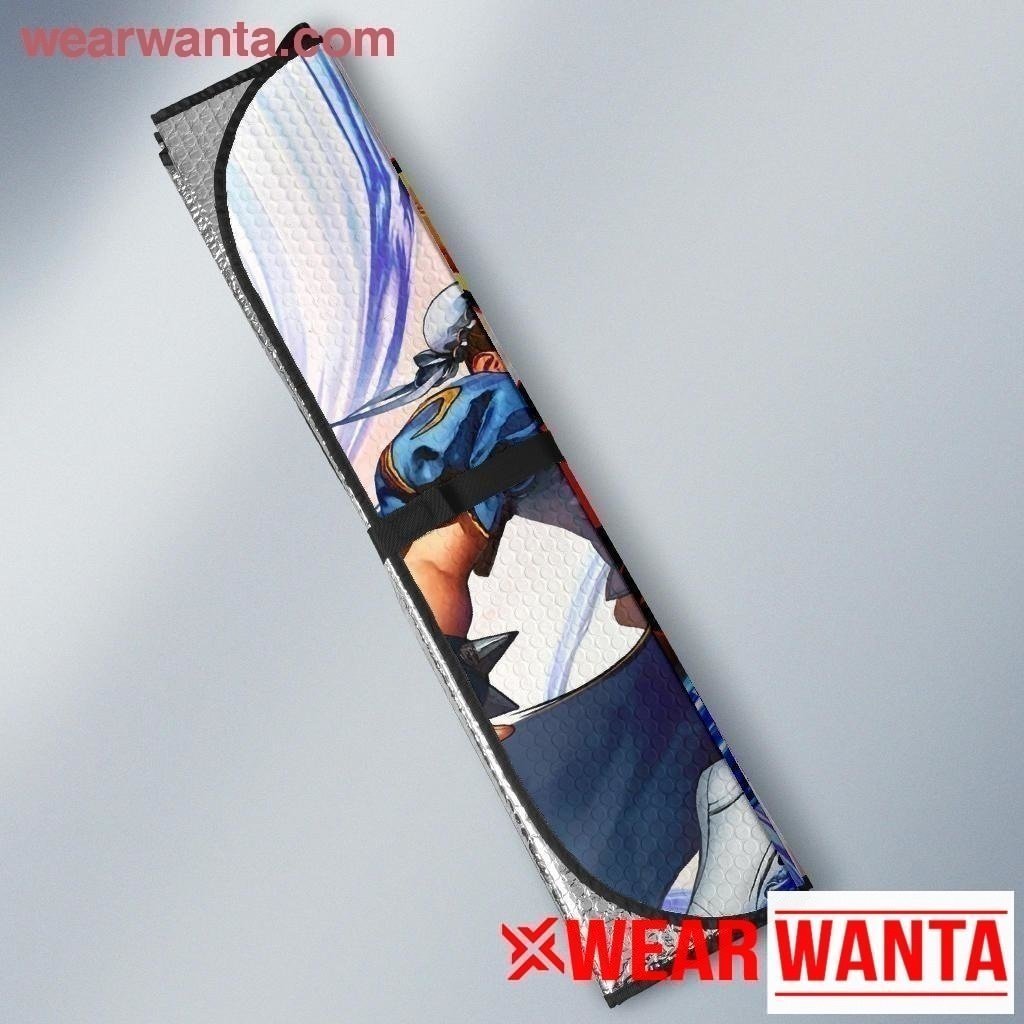 Chun-Li Vs Ken Street Fighter Car Sun shade For-Gear Wanta