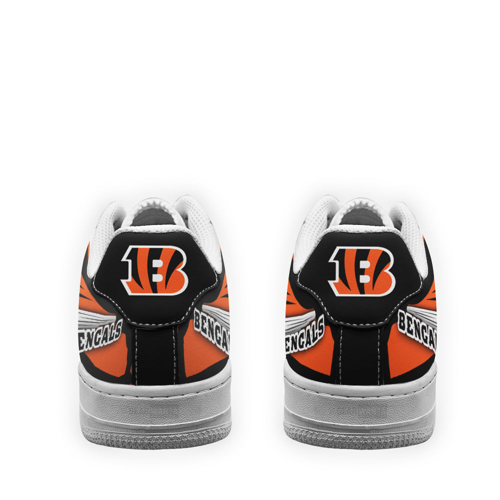 Cincinnati Bengals Air Sneakers Custom For Fans-Gear Wanta