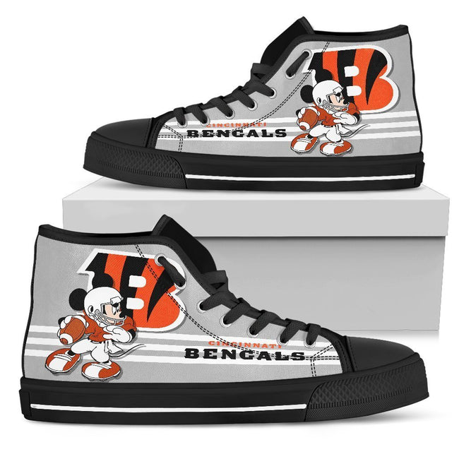 Cincinnati Bengals High Top Shoes Custom PT19-Gear Wanta
