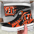 Cincinnati Bengals High Top Shoes Custom For Fans-Gear Wanta