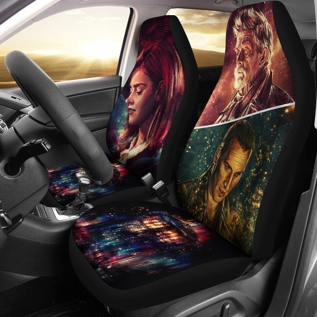 Clara Oswald War Doctor Ninth Doctor Who Car Seat Covers Fan Made MN05-Gear Wanta