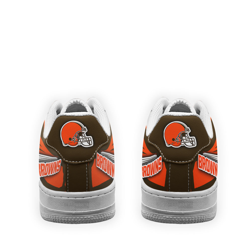 Cleveland Browns Air Sneakers Custom For Fans-Gear Wanta