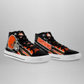 Cleveland Browns High Top Shoes Custom American Flag Sneakers-Gear Wanta