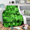 Clover Fleece Blanket Funny Gift For St. Patrick's Day-Gear Wanta