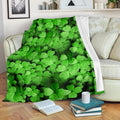 Clover Fleece Blanket Funny Gift For St. Patrick's Day-Gear Wanta