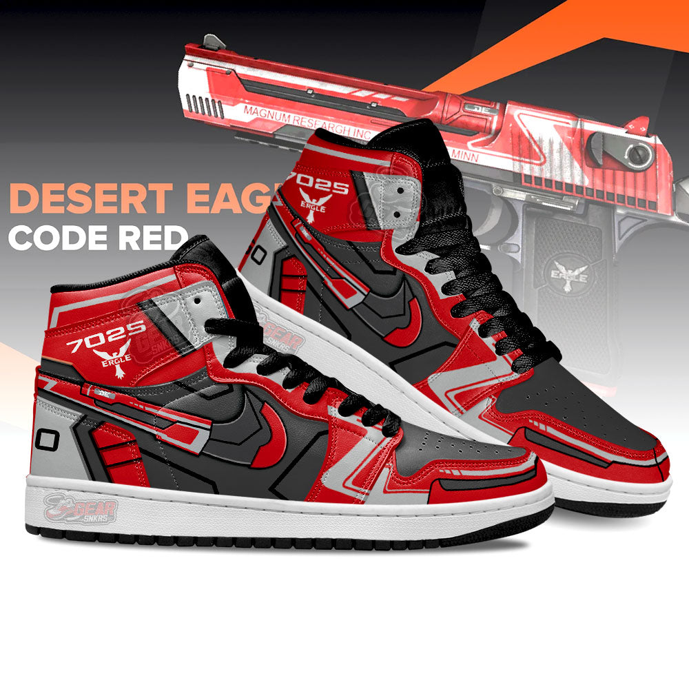 Code Red Counter-Strike Skins Shoes Custom For Fans-Gear Wanta