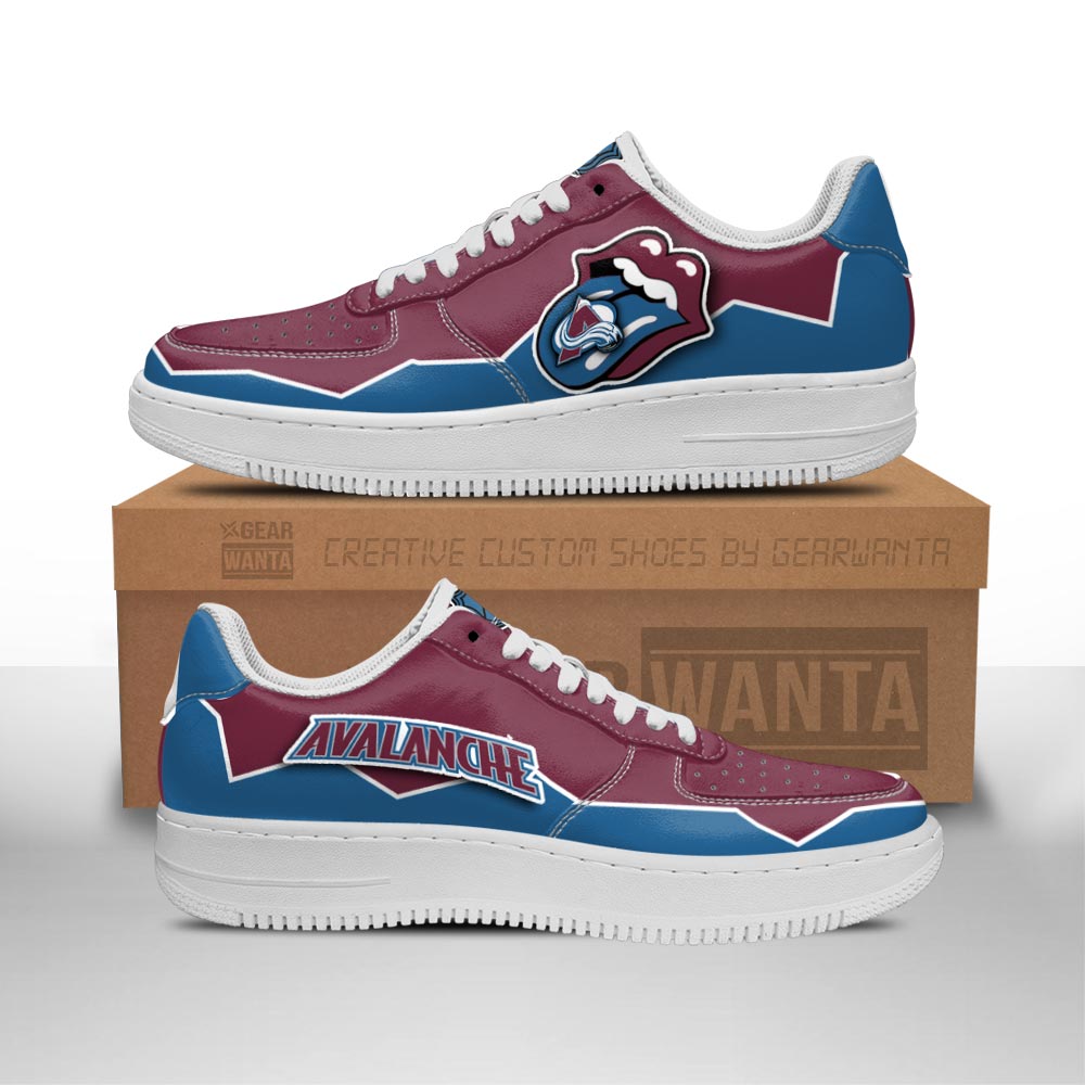 Colorado Avalanche Sneakers Custom Force Shoes Sexy Lips For Fans-Gear Wanta