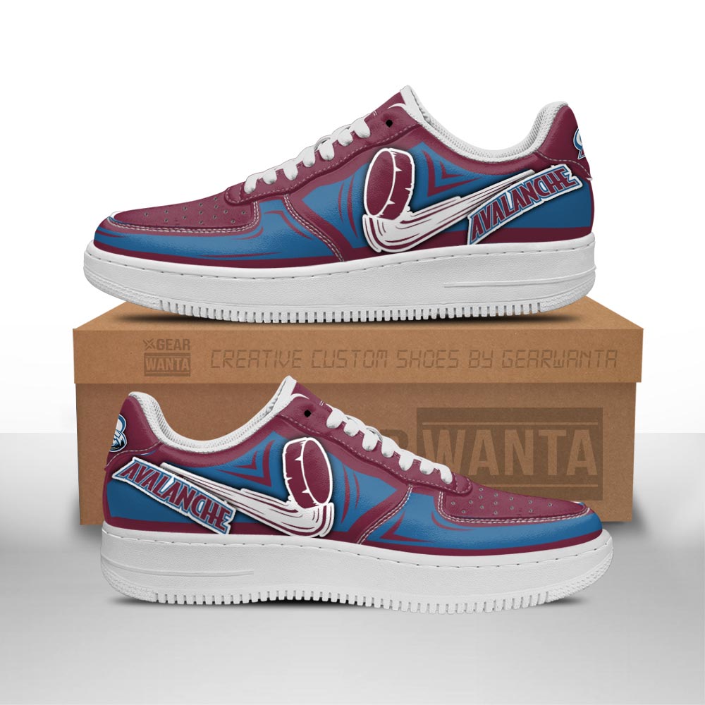 Colorado Avalanche Air Sneakers Custom For Fans-Gear Wanta