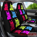 Colorful Funny French Bulldog Car Seat Covers-Gear Wanta